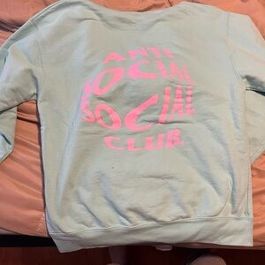 Anti Social Social Club Mint Green Sweatshirt